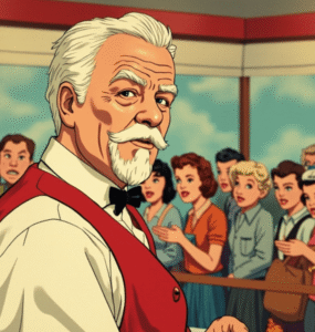 colonel sanders kfc kentucky fried chicken